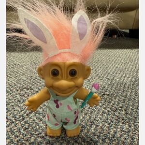 Russ troll doll, Easter, Vintage 5"